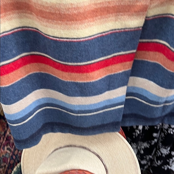 Vintage Express Wool Blend Blanket Wrap Skirt - Picture 6 of 7